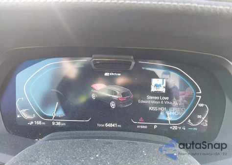 2021 BMW X5 Phev xDrive45E from USA, damaged, VIN 5UXTA6C04M9D91472